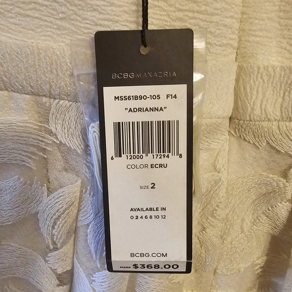 BCBG MaxAzria: Adrianna Strapless Lace Mini Dress NWT! All Adjustable! NWT!! - Picture 3 of 8